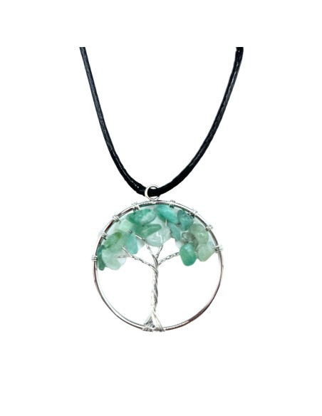 Pendentif Arbre de Vie en jade – Ancrage zen