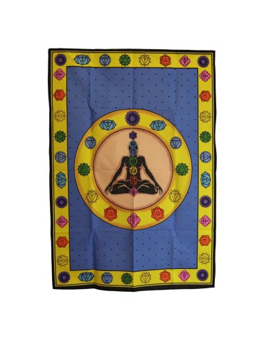 Tapisserie murale coton - Chakra vibrant 70×110 cm