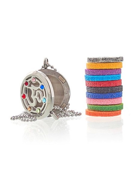 Collier d’aromathérapie OM Chakra – 30?mm
