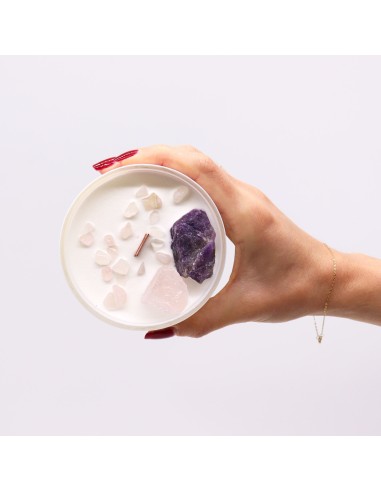 Bougie cristal chakra – Troisième œil