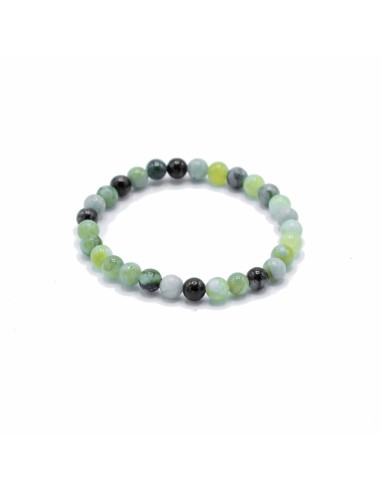 Bracelet de manifestation en jade olive – Guérison