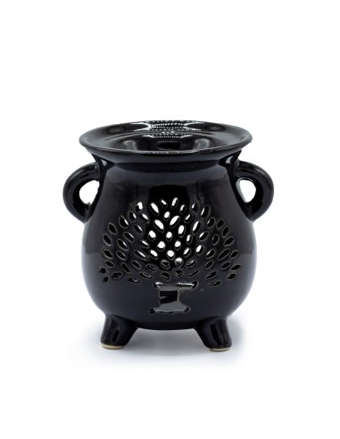 Brûle-parfum Arbre de Vie – Noir zen