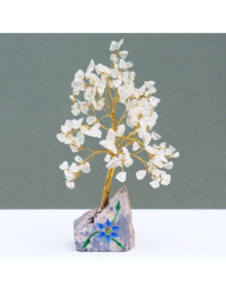 Cristal de roche décoratif – Assemblage zen
