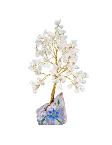 Cristal de roche décoratif – Assemblage zen