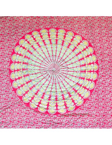 Pareo mandala – Vert canard & violet