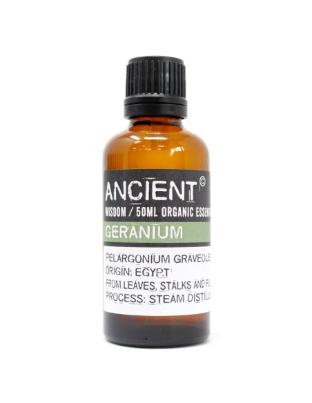 Huile essentielle biologique de géranium – Équilibre zen