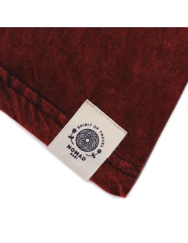 T?shirt Nomad Sari – Mandala grenat (taille S)
