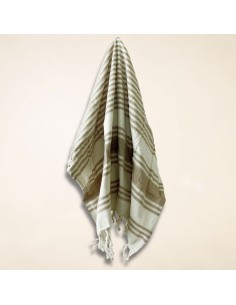 Serviette Hammam Spa - Sable 90×170 cm
