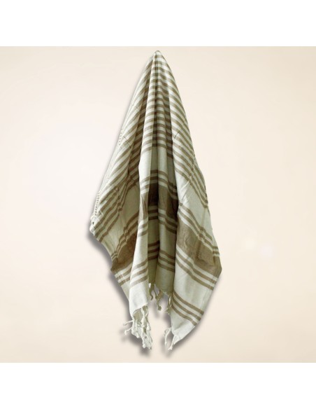 Serviette Hammam Spa - Sable 90×170 cm