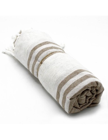 Serviette Hammam Spa - Sable 90×170 cm