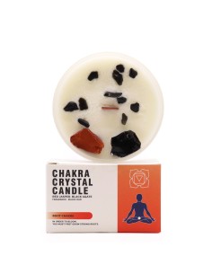 Bougie cristal chakra – Racine