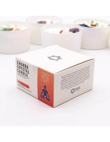 Bougie cristal chakra – Racine