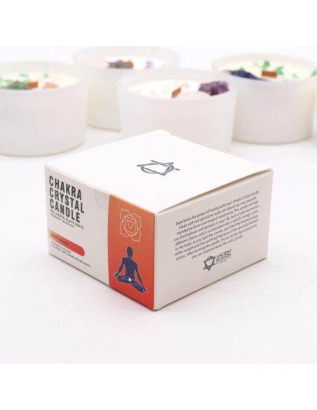Bougie cristal chakra – Racine