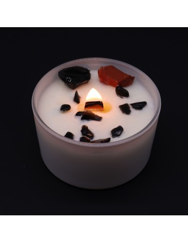 Bougie cristal chakra – Racine