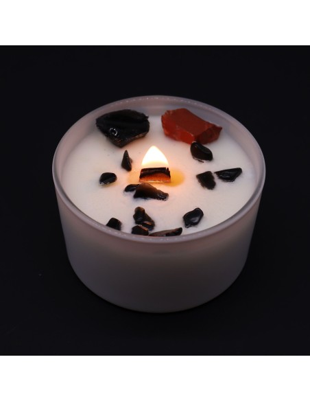 Bougie cristal chakra – Racine