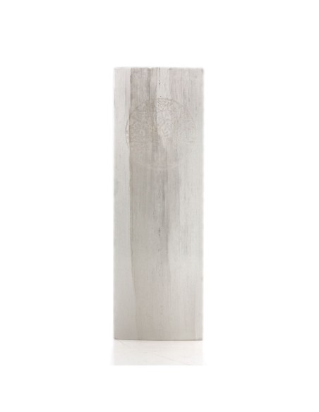 Lampe bloc de sélénite – Arbre de Vie