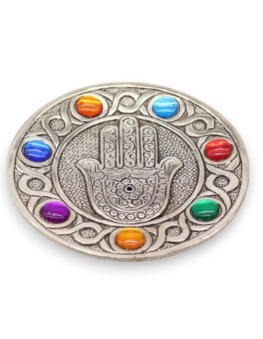 Porte?encens Hamsa – Sept chakras