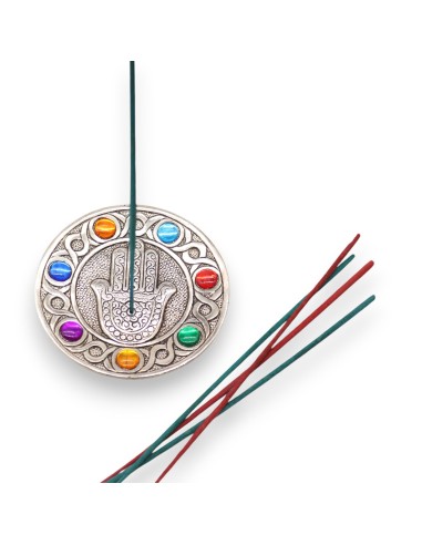 Porte?encens Hamsa – Sept chakras