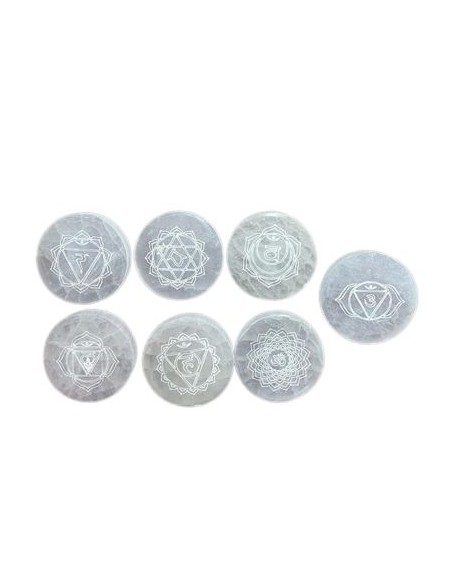 Plaques de rechargement chakras – Coffret sacré