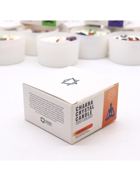 Bougie cristal chakra – Sacré