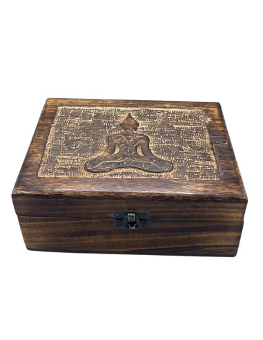 Grande boîte à souvenirs en bois - Buda 20×15×7,5 cm