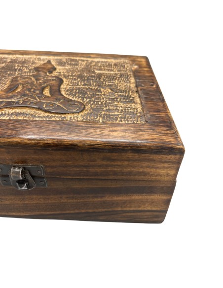 Grande boîte à souvenirs en bois - Buda 20×15×7,5 cm