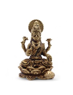 Divinité miniature en laiton - Laxmi 37 mm (22 g)