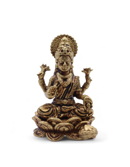 Divinité miniature en laiton - Laxmi 37 mm (22 g)