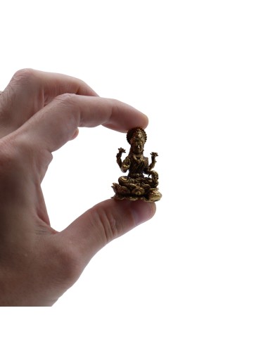 Divinité miniature en laiton - Laxmi 37 mm (22 g)