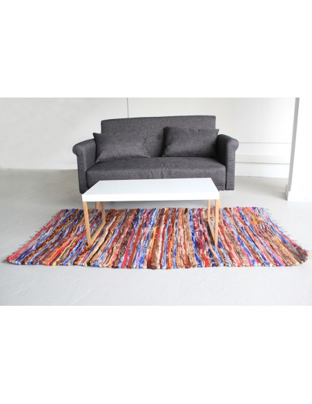 Grand tapis de chiffons - 105×185 cm