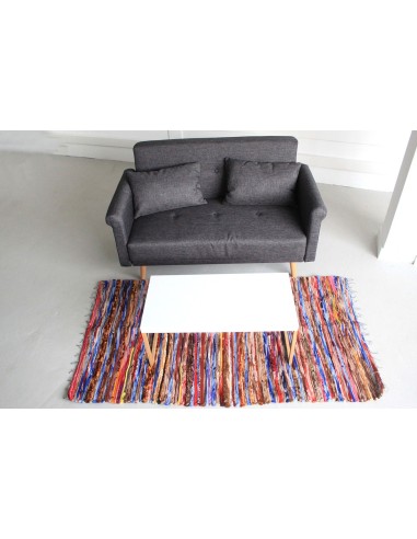 Grand tapis de chiffons - 105×185 cm