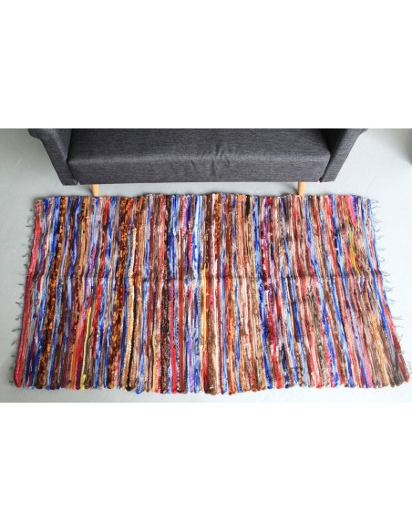 Grand tapis de chiffons - 105×185 cm