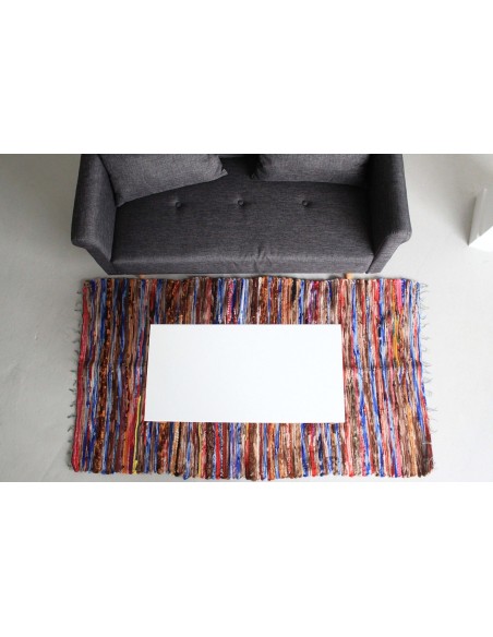 Grand tapis de chiffons - 105×185 cm