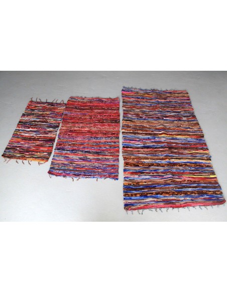 Grand tapis de chiffons - 105×185 cm