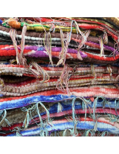 Grand tapis de chiffons - 105×185 cm