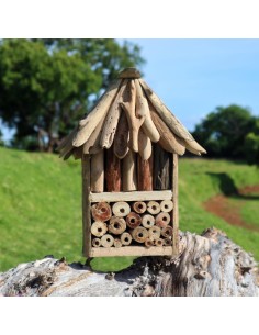 Coffret double Bee & Insect en bois flotté 17×25×33 cm