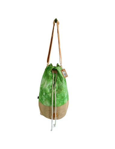 Sac à dos 100?% naturel – Vert lavé, Arbre de Vie