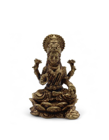 Divinité miniature en laiton - Laxmi 30 mm (11 g)