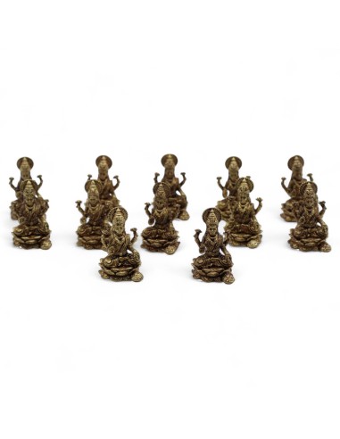 Divinité miniature en laiton - Laxmi 30 mm (11 g)