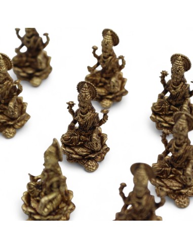Divinité miniature en laiton - Laxmi 30 mm (11 g)