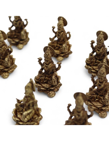 Divinité miniature en laiton - Laxmi 30 mm (11 g)