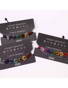 Bracelet Chakras mini cercles – Énergie subtile