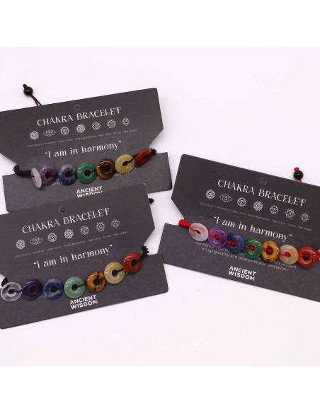 Bracelet Chakras mini cercles – Énergie subtile