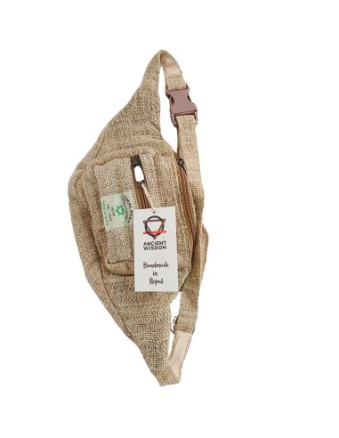 Sac banane en chanvre pur – Format extra
