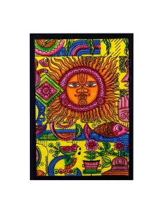 Tapisserie murale coton - Soleil 78×112 cm