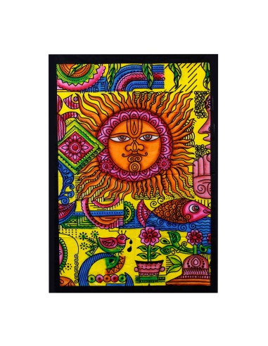 Tapisserie murale coton - Soleil 78×112 cm