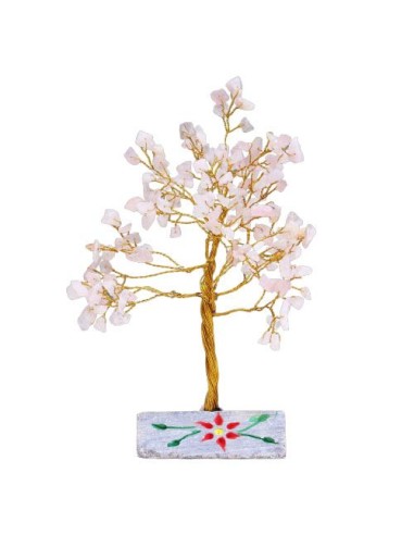 Quartz rose décoratif – Assemblage zen