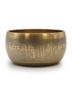 Bol tibétain grand format – Cinq Bouddhas
