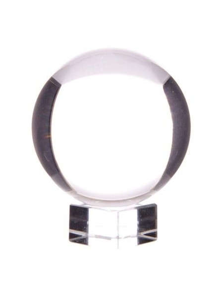 Sphère de cristal avec support – Clarté zen