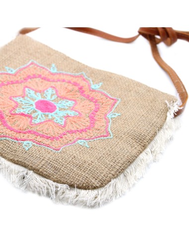 Sac à franges – Broderie mandala